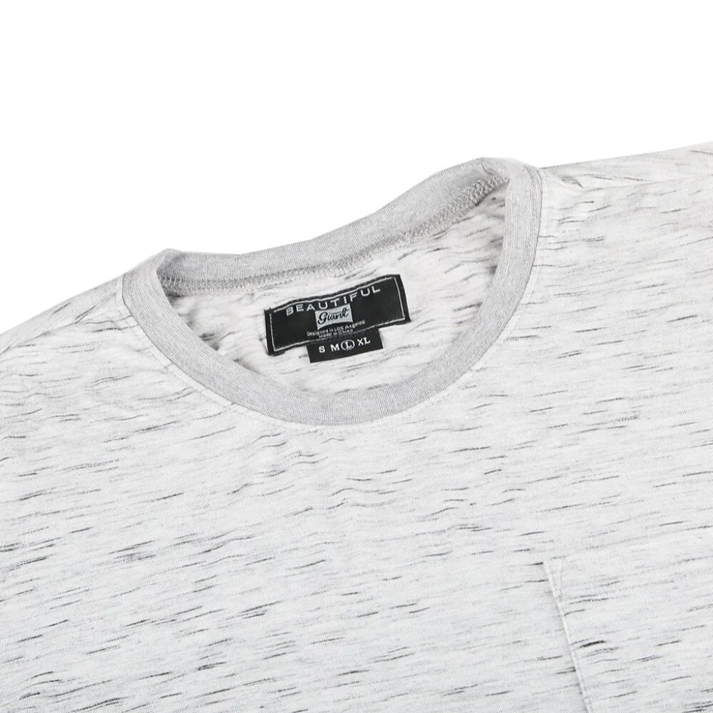 Trendy Men's Short Sleeve T-shirts Leisure Crew Neck Tee - Picture 2 of 5